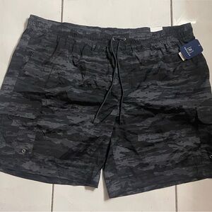 Brand New 3XL Black Cargo Shorts